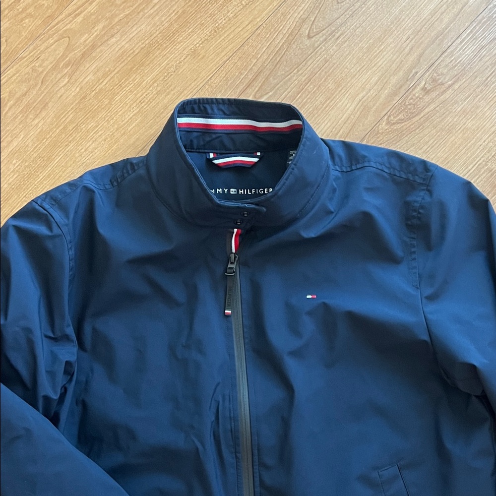 Tommy Hilfiger Men's Dark Blue Windbreaker
